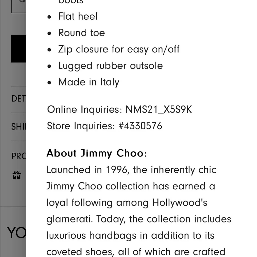 SOLD! Brand new jimmy choos Bayu leather boots size 40 1/2 - Picture 6 of 7